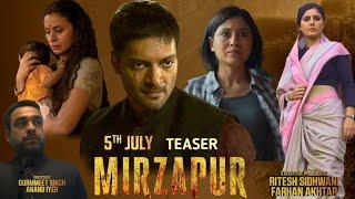 Mirzapur Season 3  All Episodes Will Stream on 5th July   Official Trailer Prime Video Mirzapur 3