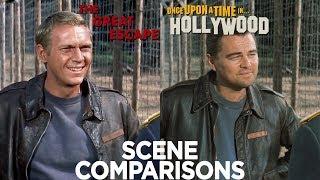 The Great Escape 1963 & Once Upon a Time... in Hollywood 2019 Side-by-Side Comparison