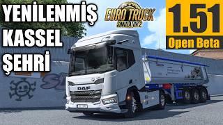 ETS2 1.51 BETA  ŞEHİR İÇİNDE GİT GİT ÇIKAMADIK  YENİLENMİŞ KASSEL ŞEHRİ 