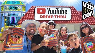 The Youtube Restaraunt & VidCon 2022 Adventure FV Family tries Mr Beast Giant Gumball Machine