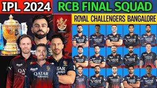 IPL 2024 Royal Challengers Bangalore New & Full Squad  RCB Team 2024 Players List  RCB 2024 Squad