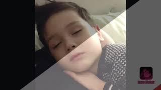 Cute little boy fighting sleep