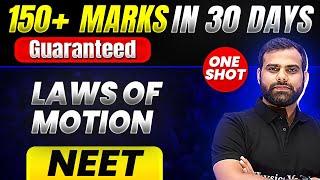 150+ Marks Guaranteed LAWS OF MOTION  Quick Revision 1 Shot  Physics for NEET
