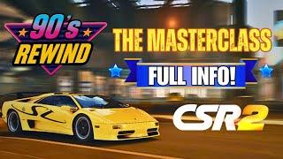 CSR2  90s REWIND THE MASTERCLASS EVENT INFO