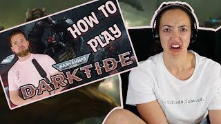 HannaH learns How to Play WARHAMMER 40k DARKTIDE -- NewGamerWatches #18