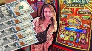 $2.2 Million DANCING DRUMS Hits 2 JACKPOTS on A Low Limit Bet