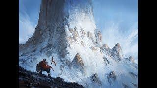 Ipad ProCreate Digital Painting - A Cold Journey - Time-Lapse