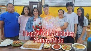 Masarap ang Hapunan sa simleng Celebration ng Birthday ni Nanay Nida vlog861