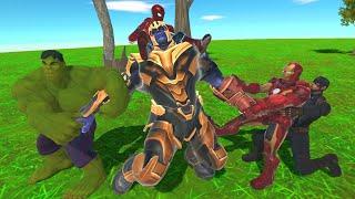 Thanos vs The Avengers Infinity War - Animal Revolt Battle Simulator