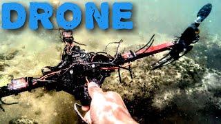 Encuentro DRONE  bajo el agua con snorkel