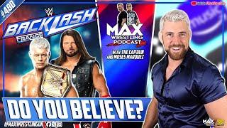 #480 WWE BACKLASH FRANCE predictions... BELIEVE IN JOE HENDRY