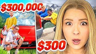 Americans React To SIDEMEN $300000 VS $300 ROAD TRIP EUROPE EDITION