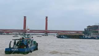 Keindahan Jembatan Ampera Sungai Musi PALEMBANG