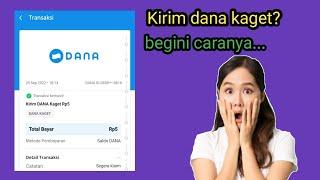 Tutorial kirim dana kaget melalui aplikasi dana