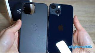 Apple iPhone 13 Mini Leather Case with MagSafe - Midnight Unboxing & First Impressions