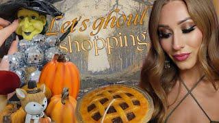 ASMR   Autumn & Halloween *Shop w Me* ️ whispered voice-over + tapping