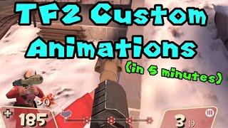 how to use TF2 custom animations in casual +what i use