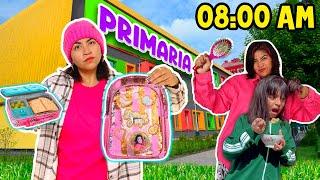  LLEVO A ARANZA A LA ESCUELA️ ¡RUTINA PARA IR A LA PRIMARIA ️ CONNY MERLIN