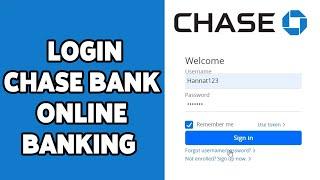 How To Login Chase Bank Online Banking Account 2024  Chase Online Banking Sign In Tutorial