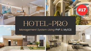 HotelPro Part 17 Customer Dashboard  HTML PHP Bootstrap CSS jQuery MySQL