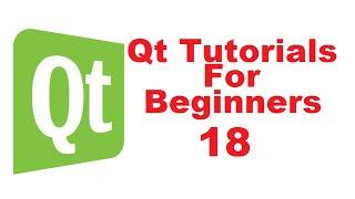 Qt Tutorials For Beginners 18 - QAction QMenu QToolBar