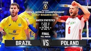 GOLD Collection  Brazil vs. Poland  FINAL  Full Match  2018 FIVB Volleyball  World Championship