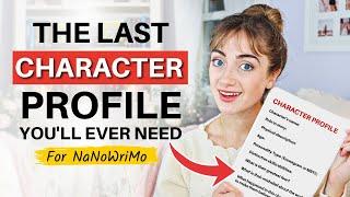 The Ultimate CHARACTER PROFILE for NaNoWriMo new and improved