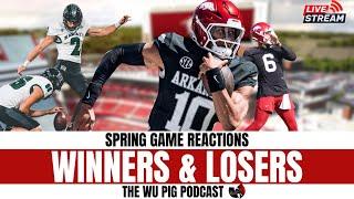 Arkansas Razorbacks Spring Game Analysis Winners Losers and Portal Updates