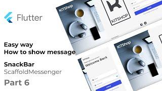 Flutter Web Easy way show message SnackBar - Part 6  - Speed Code