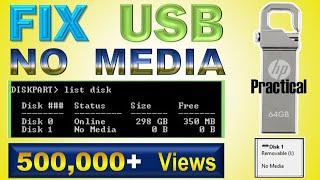 Fix USB Flash No Media error  Repair pendrive not show in computer  Recover USB flash  IT Adobe