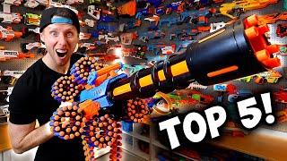 TOP 5 NERF GUNS from 2023