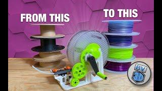 Respool Your 3D Printer Filament With Ease