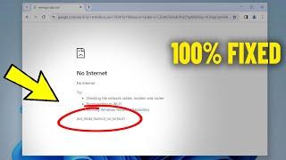 Fix DNS PROBE FINISHED NO INTERNET in Windows 11  10  8  7  How to Solve Google Chrome Error 