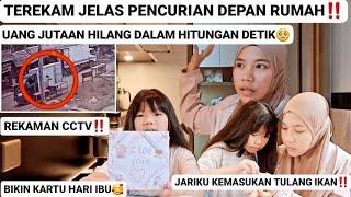 TEREKAM CCTV PENCURIAN DEPAN RUMAHKU‼️UANG JUTAANSURATSEMUA HILANG YA ALLAH 