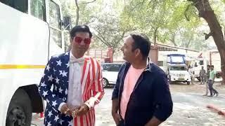 Varun Dhawan Welcome Donald Trump to india by kunwar mahinder pratab #KMP #coolieno1.