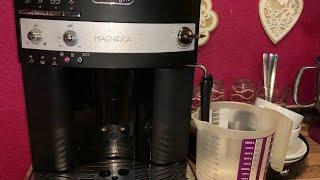 How to descale your Delonghi super-automatic coffee machine ESAM 3000 Magnifica with descaler DIY