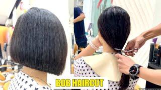 FLOATING BOB   HAIR MAKEOVER  Short Haircut  Short Haircut  DIY