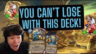 THIS DECK SIMPLY CANT LOSE DISGUISED TOAST PLAYS HANDBUFF PALADIN DECK