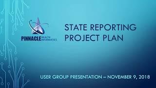 State Reporting Project Plan