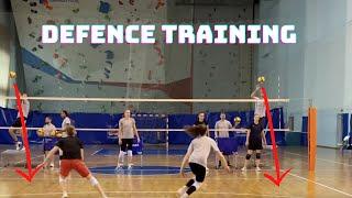 Volleyball Defence Training