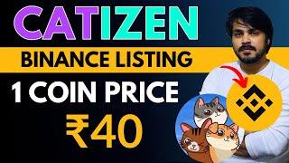 Catizen crypto airdrop  catizen binance listing  catizen price prediction