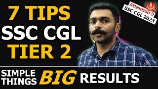 7 Things to know before preparing for SSC CGL Tier 2  7 Tips for SSC CGL Tier 2  Tips to Crack CGL