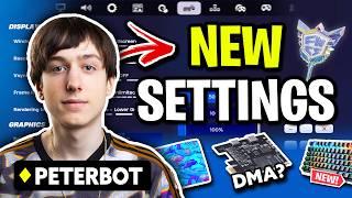 Peterbot *REVEALS* New FNCS Settings  BEST SENS