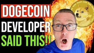 Dogecoin & Bitcoin News Update Now Doge Developer Said This?