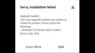 ERROR Code 195  Fix in one easy step  adobe after effects  How to fix error 195  mrh tutorial