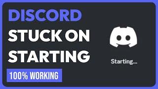 How To Fix Discord Stuck on Starting Solved 2024