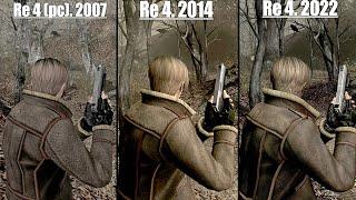 RE4 Original 2007 Vs RE4 Ultimate HD Edition Vs Resident Evil 4 - HD Project  Comparison