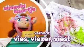 VIES VIEZER VIEST  🫧   SIMSALA SAARTJE   Educatieve Kleutertelevisie  Hakken en plakken