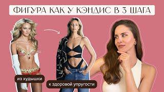 КАК НАРАСТИТЬ МЫШЦЫ ХУДОЙ ДЕВУШКЕ? Фаза СУПЕРКОМПЕНСАЦИИ. Пример модели VS Кэндис Сванепул