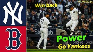 New York Yankees vs. Boston Red Sox Full Highlights July 05 2024  MLB Highlights Season 2024